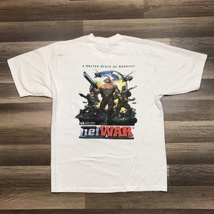 Vintage Netwar Gaming LAN T-Shirt Semi Logic Entertainment Size M